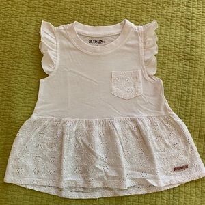 Hudson toddler girl ruffle sleeve shirt size 2T